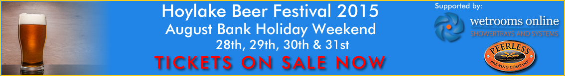 Buy tickets for Hoylake Beer Festival